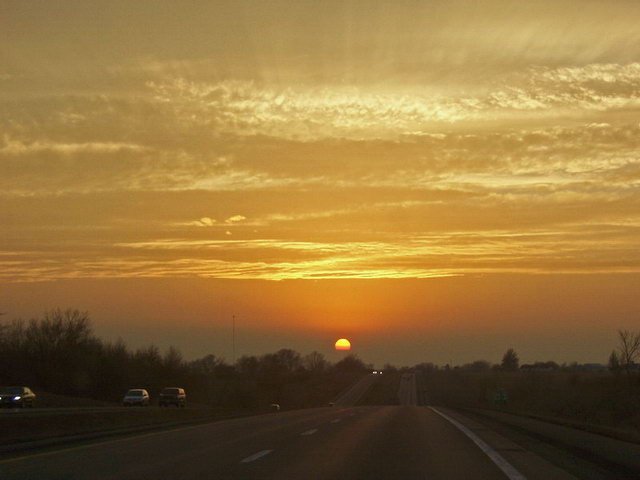 Midwestern sunset, Гилбертвилл