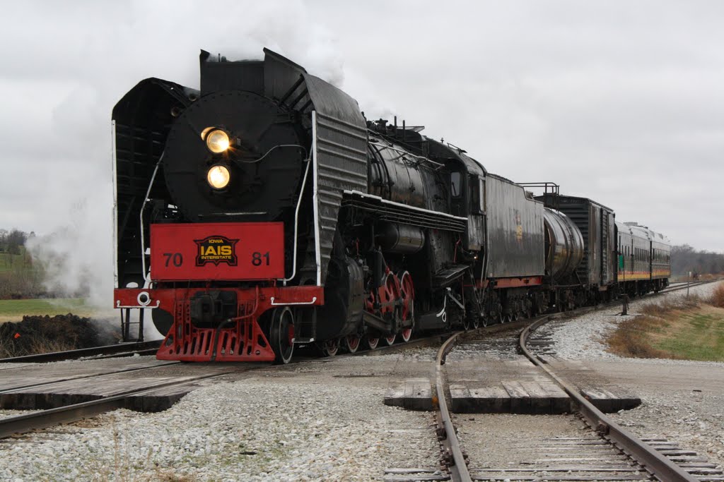 EB STEAM SPECIAL THAT RAN FOR THE RITS AT ANITA,IA ON 11-13-10.JPG, Гринфилд
