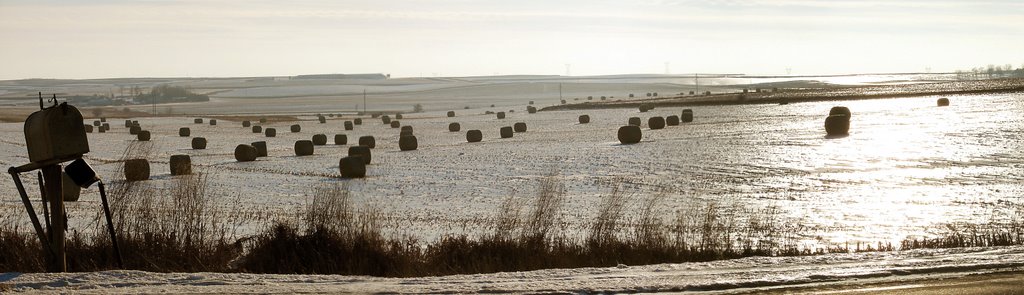Iowa landscape in Winter, Калумет