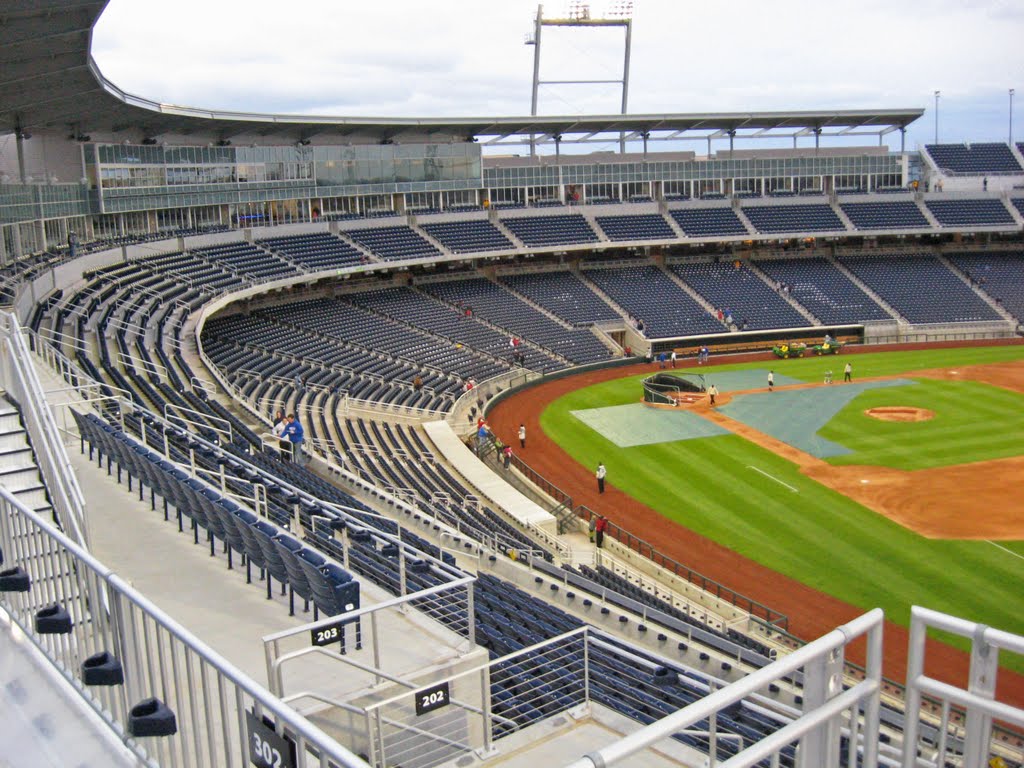 Brand new TD Ameritrade Park Omaha.  Open House April 18th, 2011.  Home of the College World Series, Картер-Лейк
