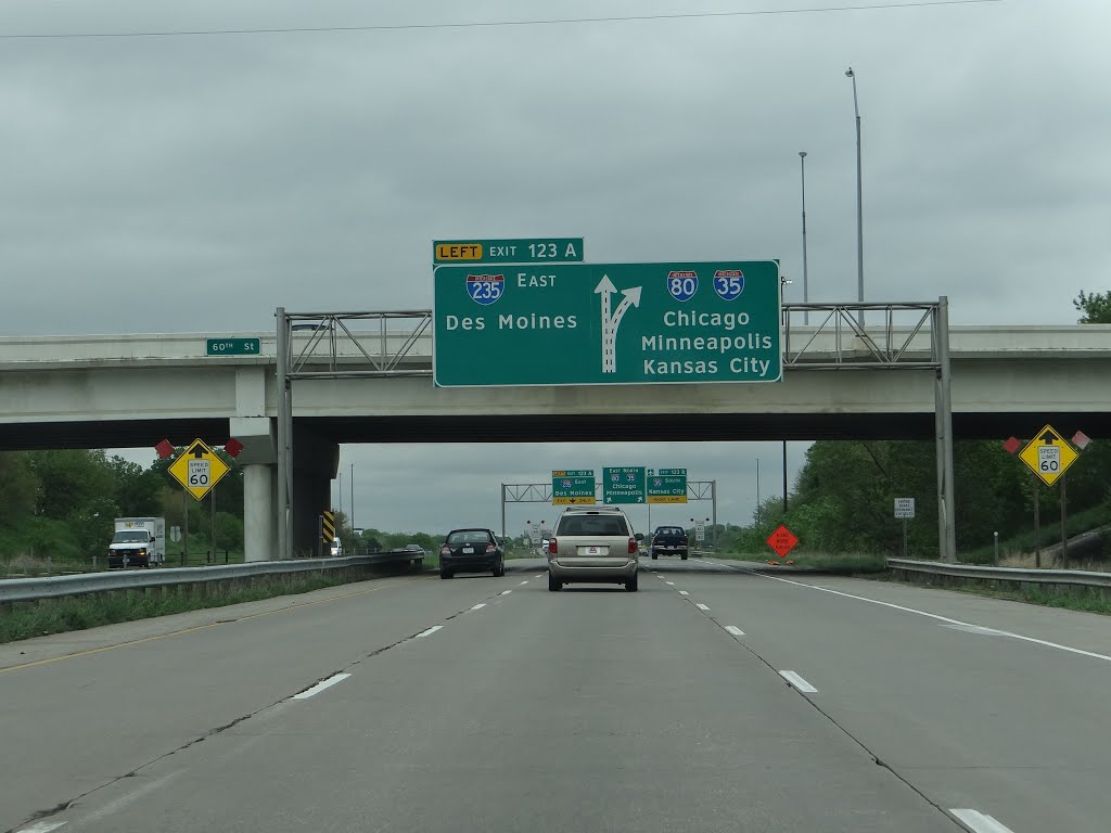 US 80 near Des Moines, IA, Клайв