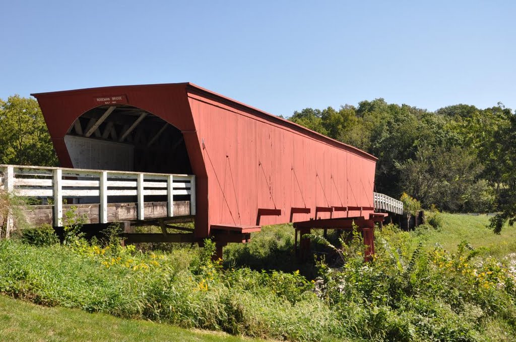 The bridge of Madison County - Roseman covered bridge in IA, Коридон