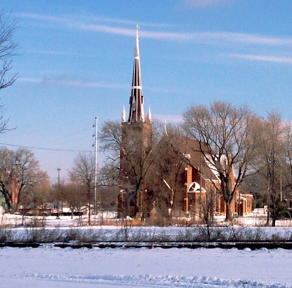 St Wenceslaus Church From Distance, Седар-Рапидс