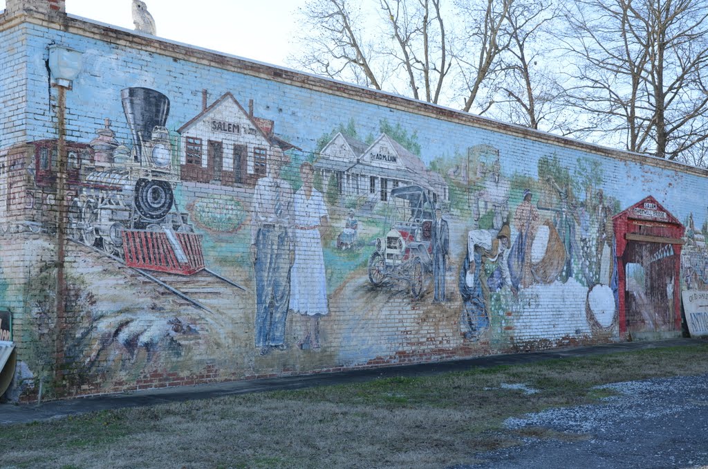 Salem Antiques Mural, Голдвилл