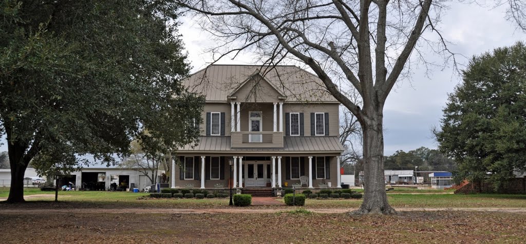 Bush House at Grove Hill, AL (1912, listed on National Register of Historic Places), Гров Хилл