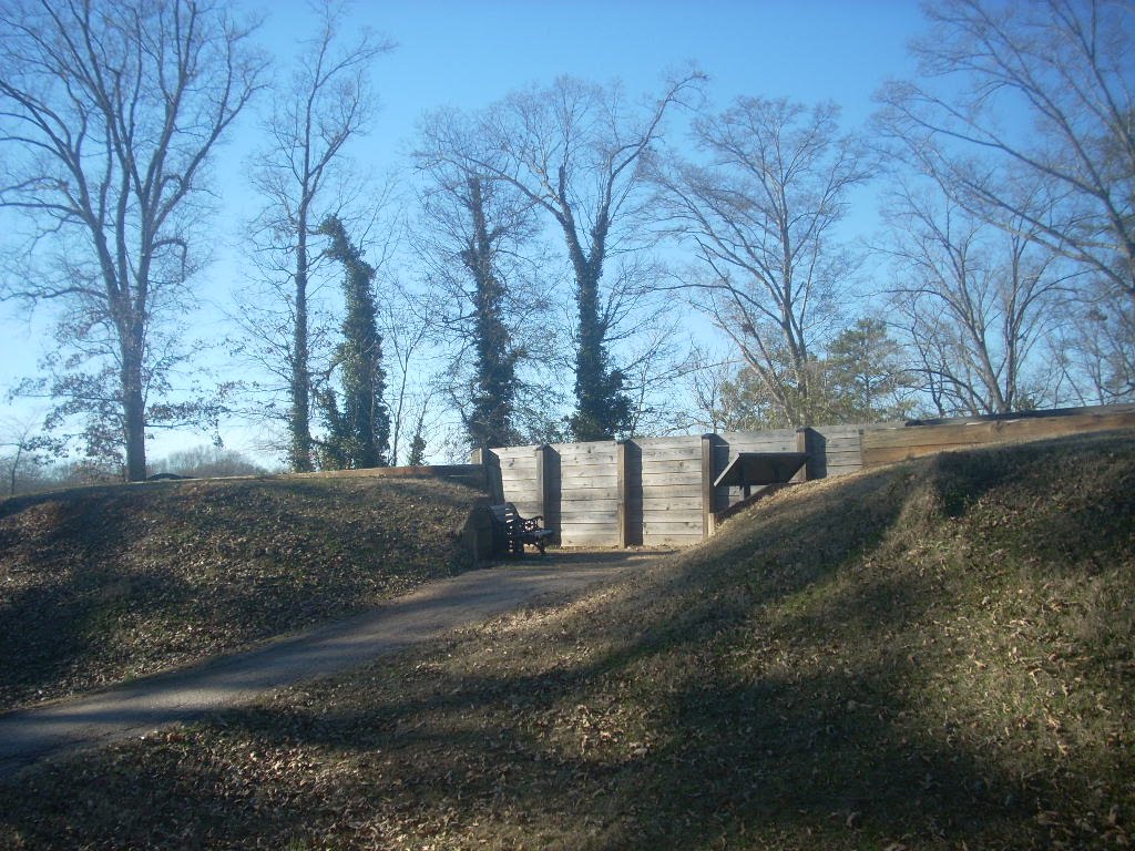 Recreated Fort Tyler in West Point, Georgia., Ланетт