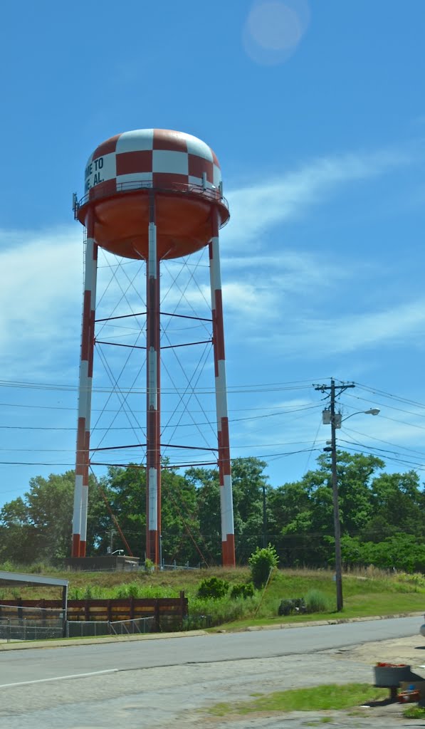 Luverne, AL water tower, Рутледж