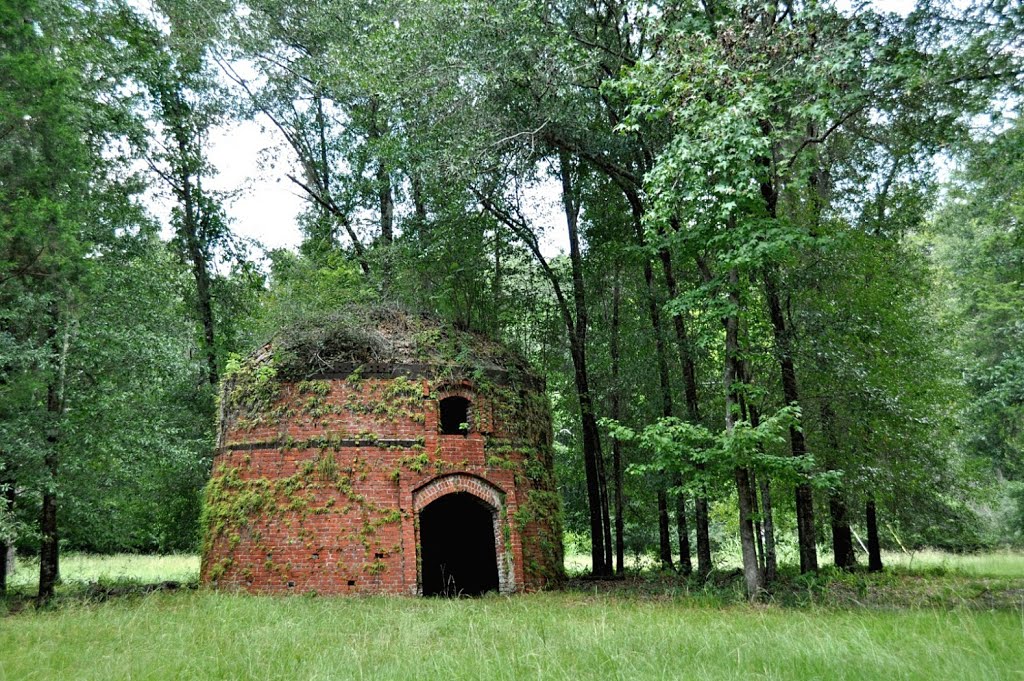 Old Brick Charcoal Kiln at Kenans Mill near Selma, AL, Селмонт