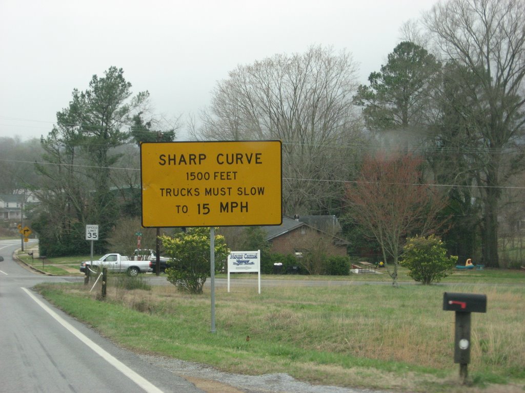sharp curve warning, Форт-Пэйн