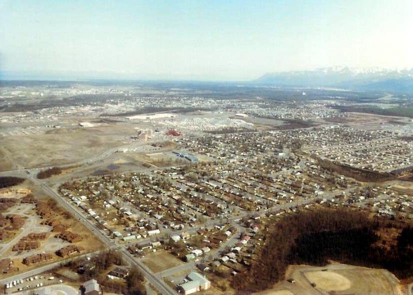 Spring 1982 Aerial, Northeast View, Анкоридж