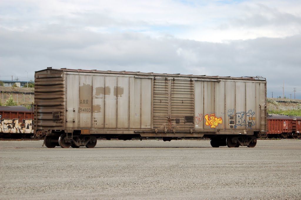 Alaska Railroad Box Car No. 94103 at Anchorage, AK, Анкоридж