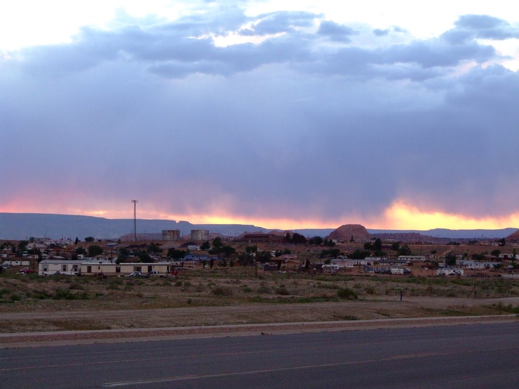 Fired sunset in Kayenta - AZ, Кайента