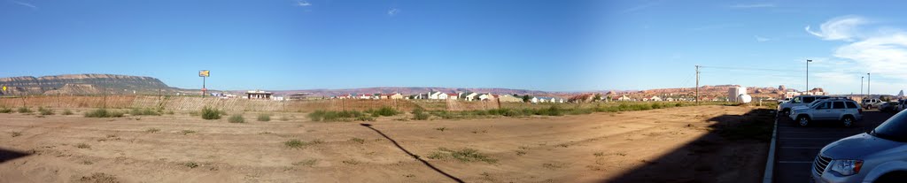 A general view of Kayenta, Arizona (Navajo town), Кайента