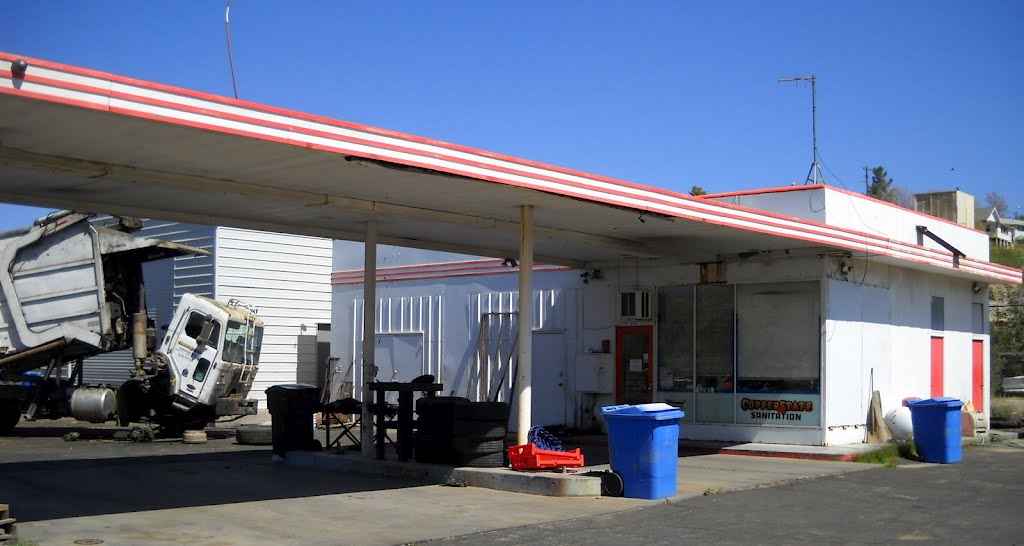 vintage gas station, Route 60, Miami AZ, Майми
