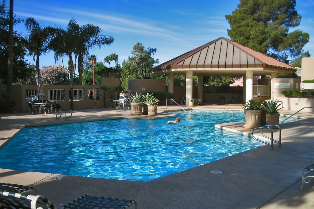 Phoenix Marriott Mesa - outdoor swiming pool, Меса