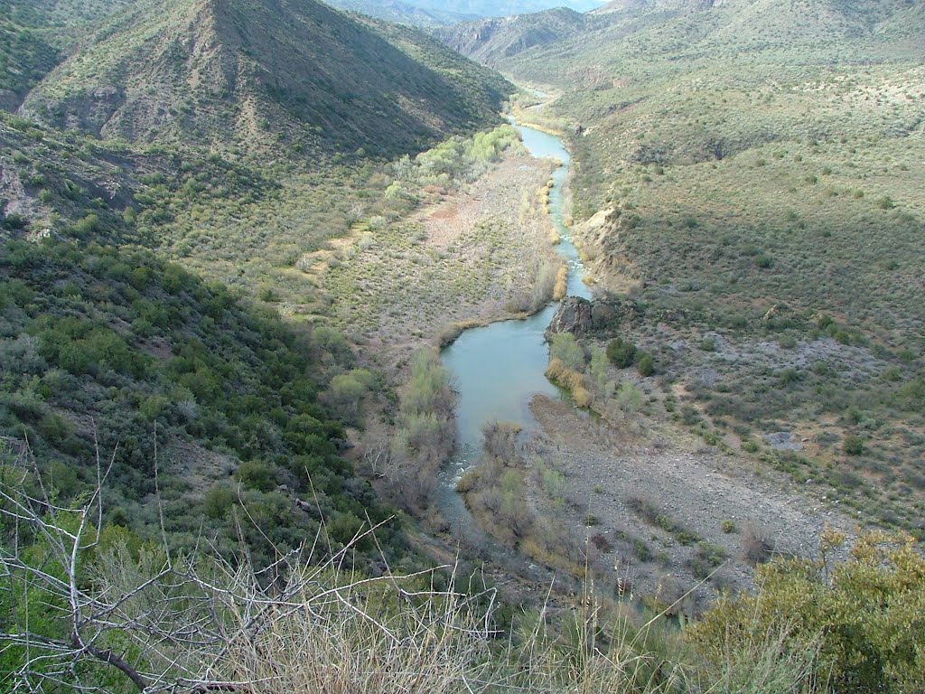 Verde River from FR 68e @ 3,030 elevation, Темп