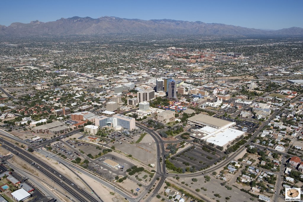 Downtown Tucson looking NE, Тусон