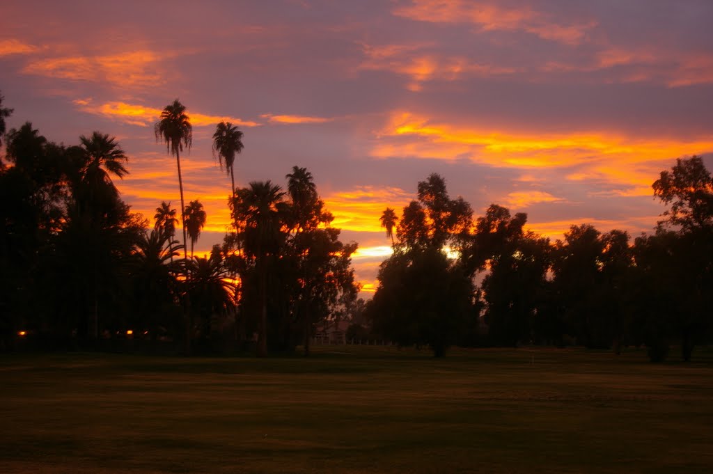 Sunset on the San Marcos greens, Чандлер