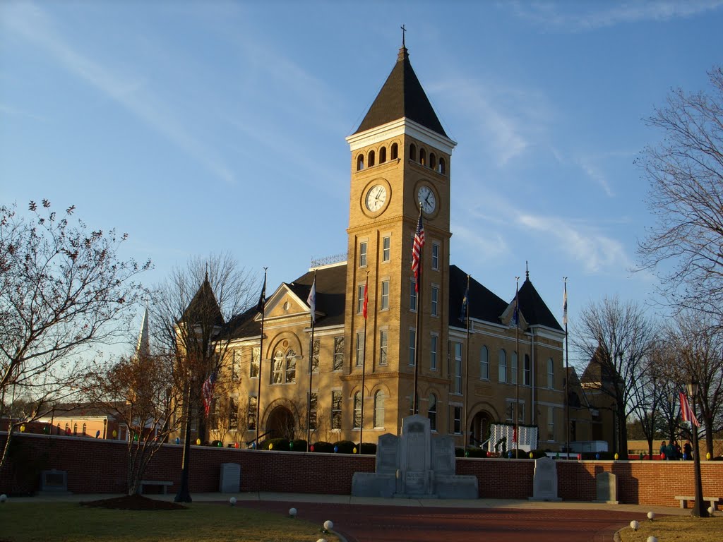 Saline County Arkansas Courthouse in Benton, Бентон