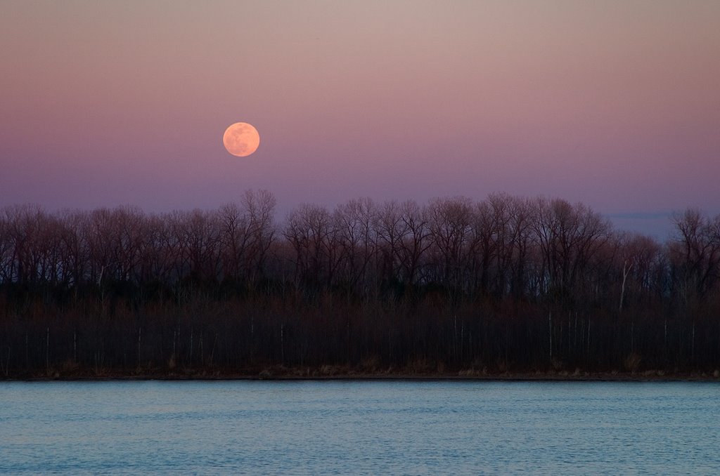 Full Moon Rise at Clear Creek, Киблер