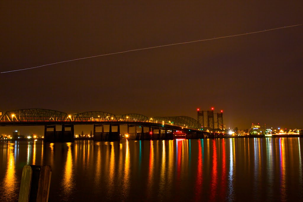 I-5 Bridge from Hayden Island, Portland, OR, USA, Ванкувер