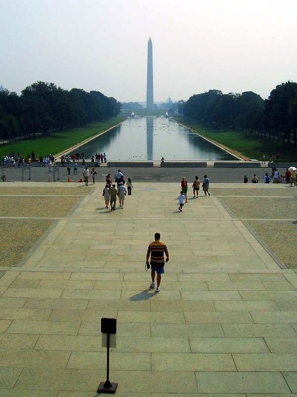 Washington Monument and Reflecting Pool, Женева