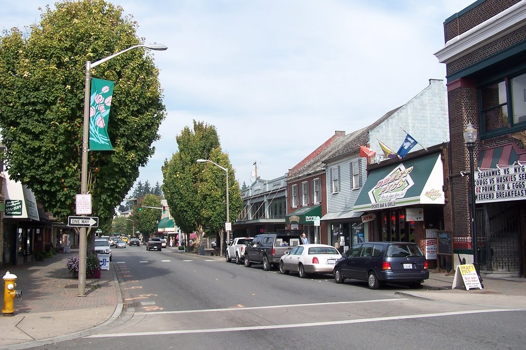 Beautiful Downtown Mount Vernon, Skagit County, Washington, Маунт-Вернон