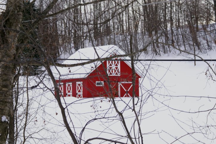 Winter time in Vermont, Ривертон
