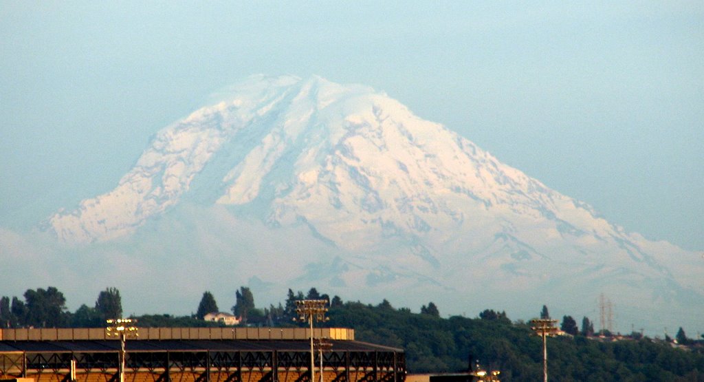 Mount Rainier viewed from Seattle, Сиэттл