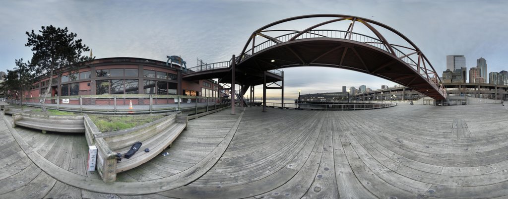 Near Sphere Panorama of Waterfront Park      (Big... 4 MB), Сиэттл