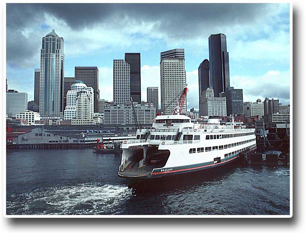Washington State Ferry: Seattle - 199303LJW, Сиэттл