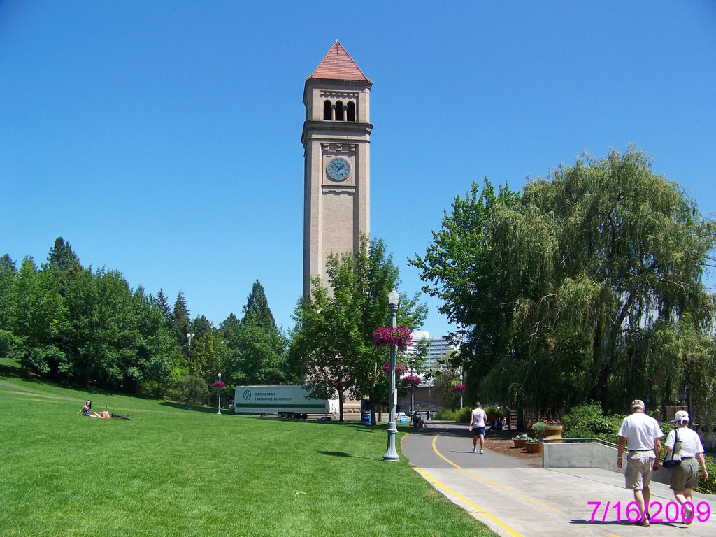 Clock Tower in River Front Park, Спокан