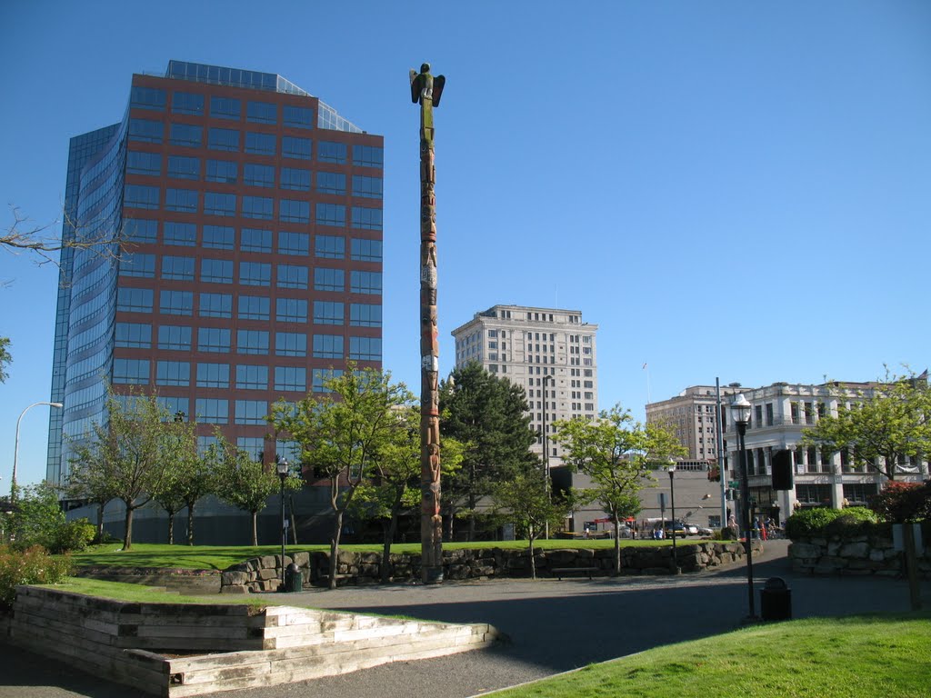 Totem Pole in Firemans Park, Такома