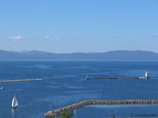 Lake Champlain from Burlington, Берлингтон