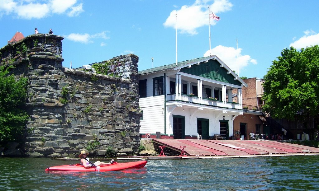 Aqueduct Bridge & Potomac Boat Club, C&O Canal National Historical Park, Potomac River, Georgetown, DC, Арлингтон