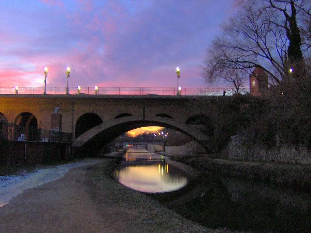 Key Bridge, Chesapeake and Ohio Canal National Historical Park, Georgetown, DC, Арлингтон