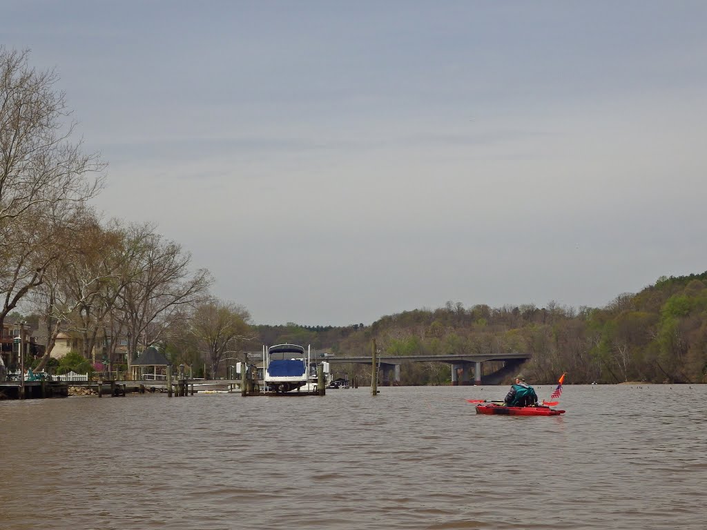 Kayaking, Occoquan River, Virginia, Вудбридж