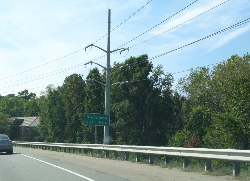 Welcome to Richmond, I-95 Southbound, Лейксайд
