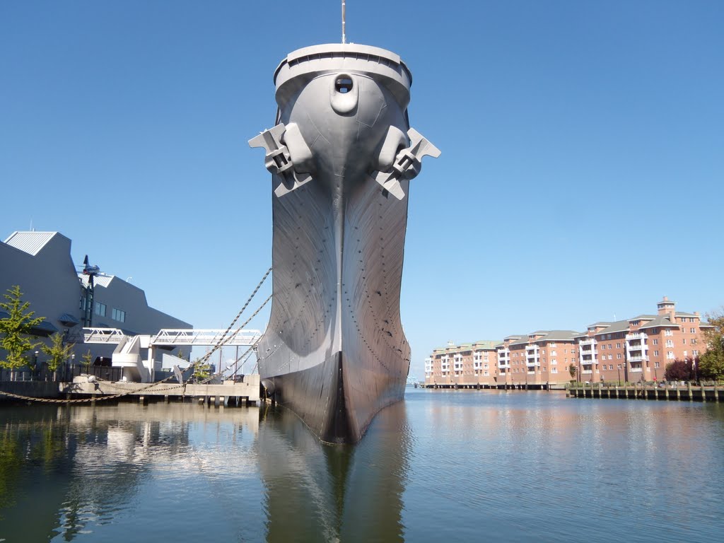 Norfolk - USS Wisconsin  (retired ship acting as a museum), Норфолк