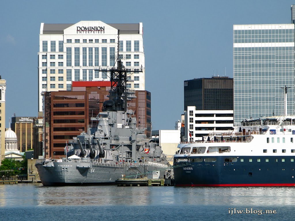 USS Wisconsin, Norfolk, Портсмут