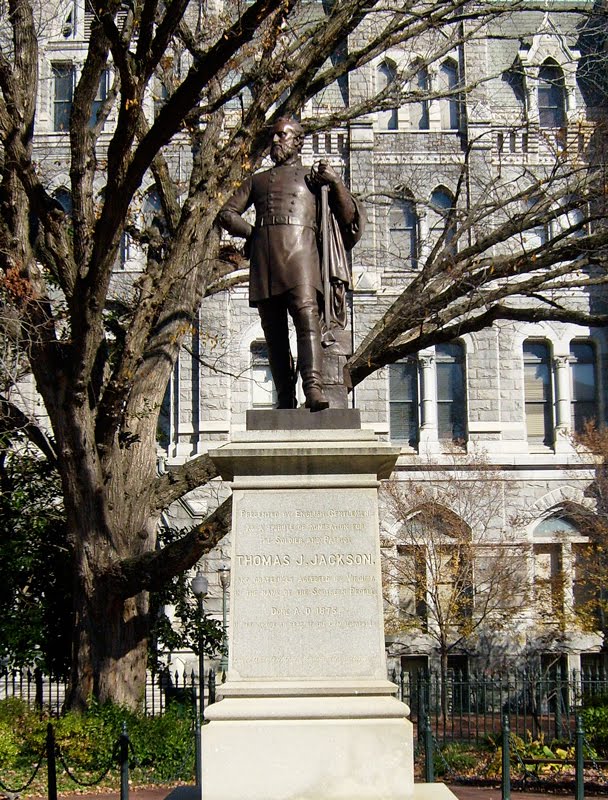 Statue of Stonewall Jackson - Capitol Square, Richmond, VA., Ричмонд