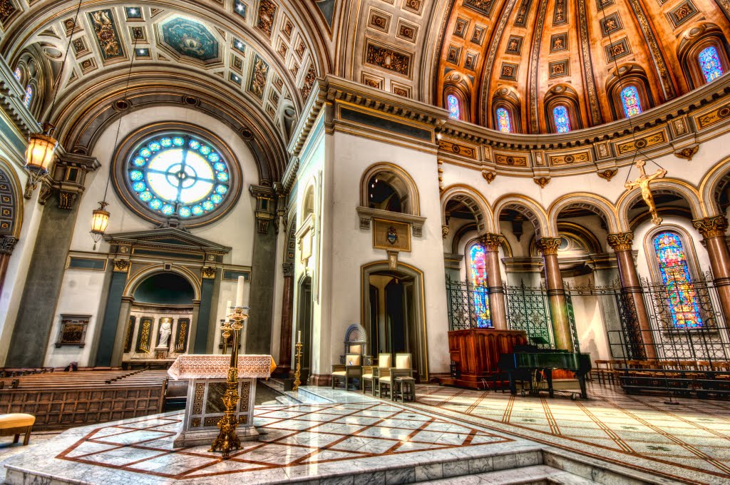Cathedral HDR Cathedral of the Sacred Heart - RVA #HDR http://www.flickr.com/photos/skynoir/6575474993/lightbox/, Ричмонд