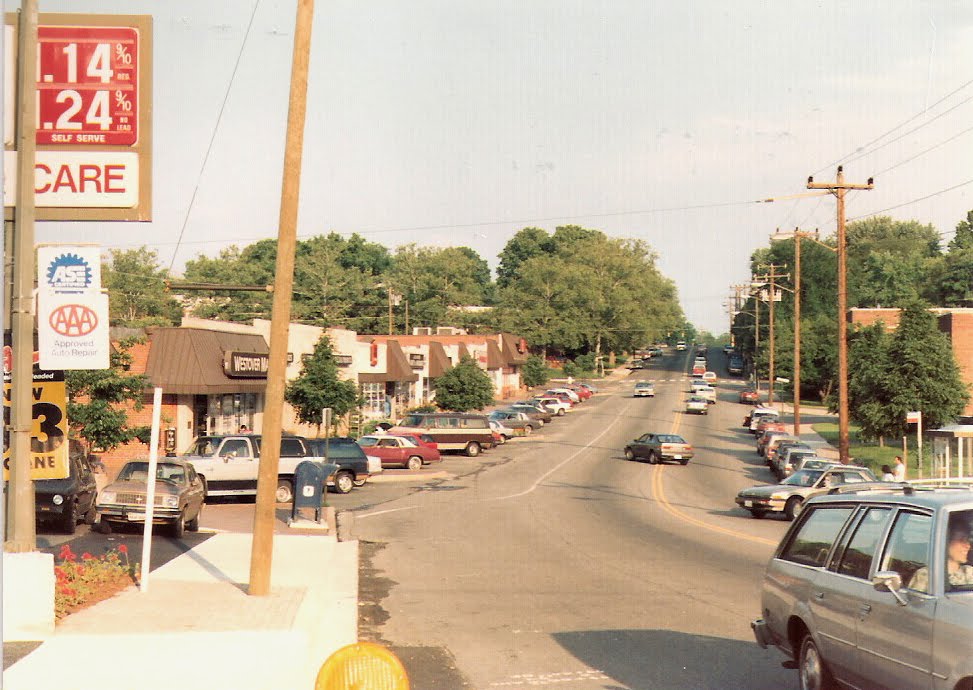 Washington Blvd,Westover Village summer 1986, Севен-Корнерс