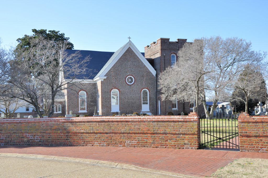 VIRGINIA: HAMPTON: St. Johns Church (Episcopal): Eastern Face, Хэмптон