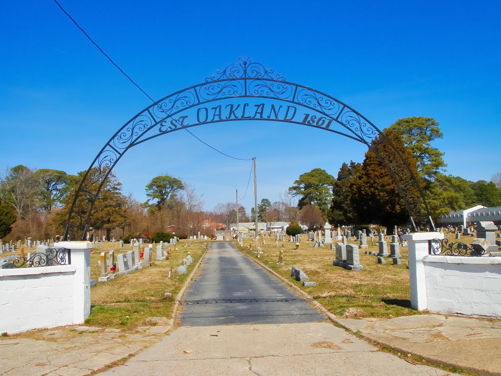 VIRGINIA: HAMPTON: Oakland Cemetery (1861) on East Pembroke Avenue, Хэмптон