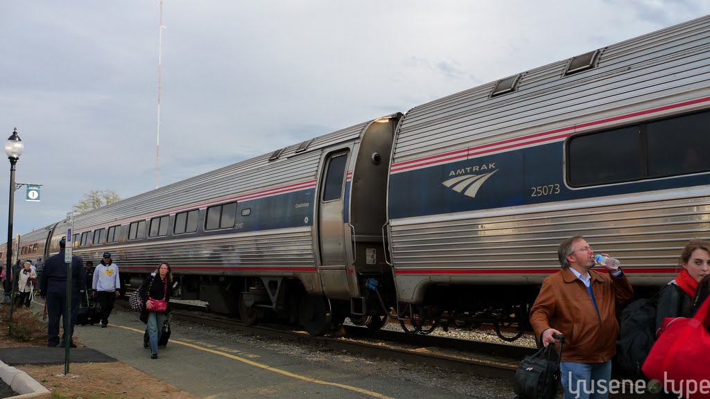 Amtrak Passenger Cars @Charlottesville, Чарлоттесвилл