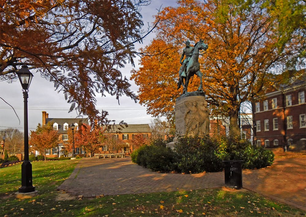 Monument to General Stonewall Jackson, Charlottesville, VA., Чарлоттесвилл
