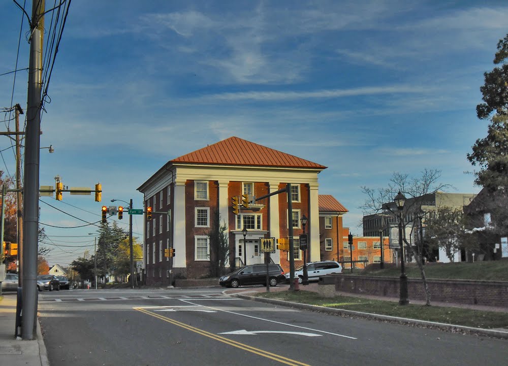 Old Town Hall and Levy Opera House, Charlottesville, VA. (circa 1852), Чарлоттесвилл