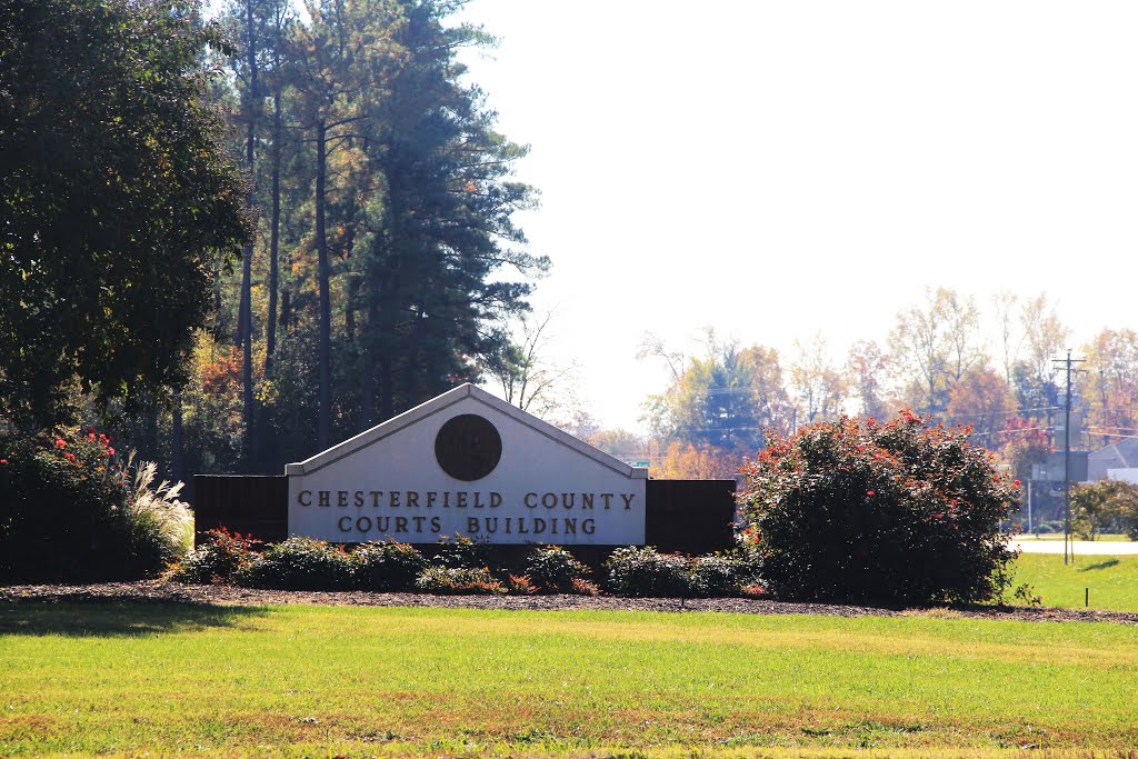 Chesterfield General District Court Sign (Virginia), Честерфилд