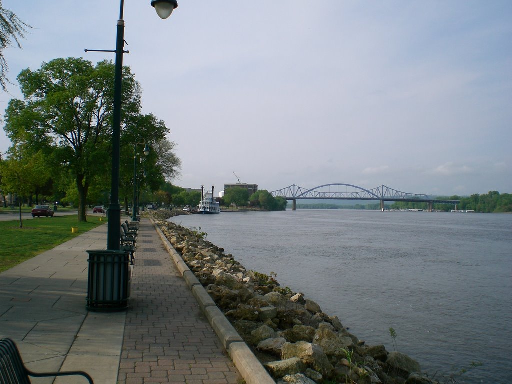 Riverside Park at the Mississippi, La Crosse, WI, Ла-Кросс